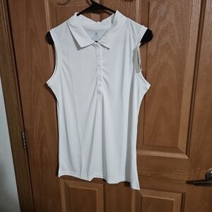 Elegant Sleeveless White Blouse